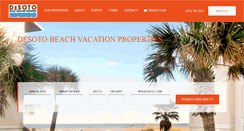 Desktop Screenshot of desotobeachproperties.com